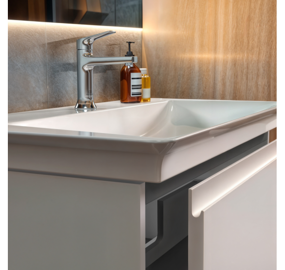 Ideal Standard La Dolce Vita  praustuvas 860x470x145, baltos spalvos, su anga maišytuvui ir perlaja