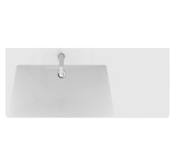 Ideal Standard La Dolce Vita  praustuvas 1260x535x145, baltos spalvos, su anga maišytuvui ir perlaja