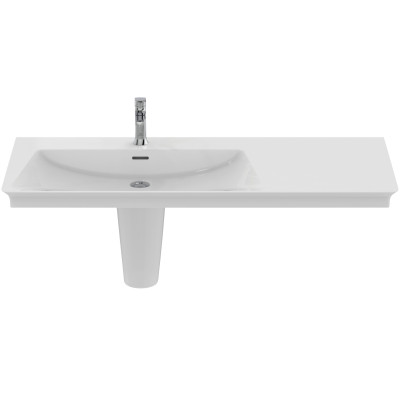 Ideal Standard La Dolce Vita  praustuvas 1260x535x145, baltos spalvos, su anga maišytuvui ir perlaja