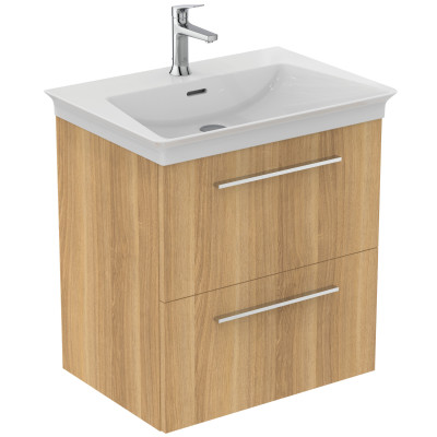 Ideal Standard La Dolce Vita  praustuvas 660x470x145, su anga maišytuvui ir perlaja, baltos spalvos