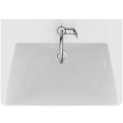 Ideal Standard La Dolce Vita  praustuvas 660x470x145, su anga maišytuvui ir perlaja, baltos spalvos