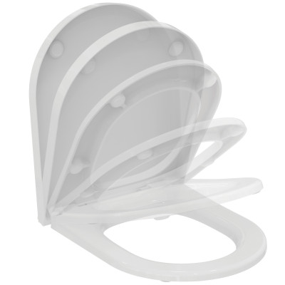 Ideal Standard La Dolce Vita klozeto dangtis, soft-close, lengvai nuimamas, baltos spalvos E330401