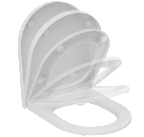Ideal Standard La Dolce Vita klozeto dangtis, soft-close, lengvai nuimamas, baltos spalvos E330401