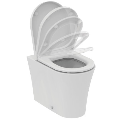 Ideal Standard La Dolce Vita klozeto dangtis, soft-close, lengvai nuimamas, baltos spalvos E330401