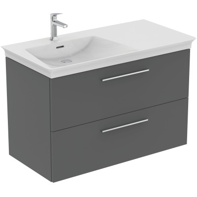 Ideal Standard La Dolce Vita  praustuvas 1060x535x145, baltos spalvos, su anga maišytuvui ir perlaja