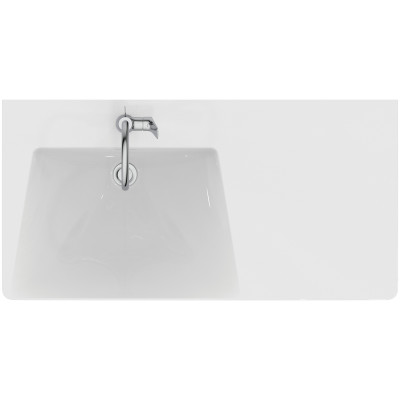 Ideal Standard La Dolce Vita  praustuvas 1060x535x145, baltos spalvos, su anga maišytuvui ir perlaja