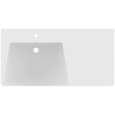 Ideal Standard La Dolce Vita  praustuvas 1060x535x145, baltos spalvos, su anga maišytuvui ir perlaja