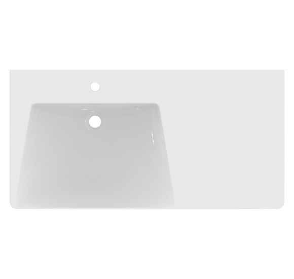 Ideal Standard La Dolce Vita  praustuvas 1060x535x145, baltos spalvos, su anga maišytuvui ir perlaja