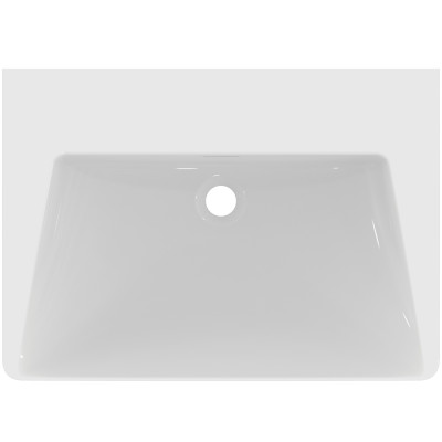 Ideal Standard La Dolce Vita praustuvas 660x470x145, baltos spalvos, be angos maišytuvui, su perlaja