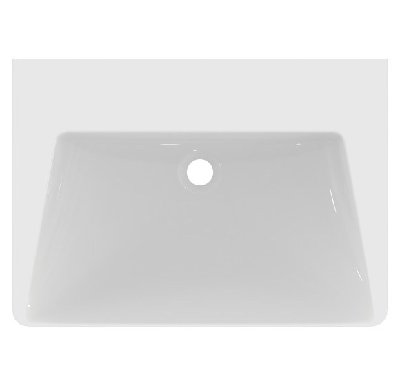 Ideal Standard La Dolce Vita praustuvas 660x470x145, baltos spalvos, be angos maišytuvui, su perlaja