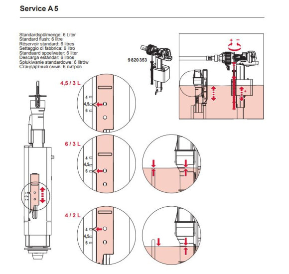 TECE vandens nuleidimo vožtuvas A5 (montavimo gylis 8 cm)