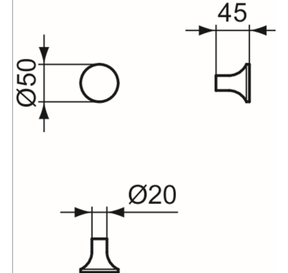 Ideal Standard La dolce Vita rankšluosčių kabliukas, pasirinkite spalvą