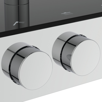Ideal Standard Solos termostatinė dušo sistema, chromo spalvos