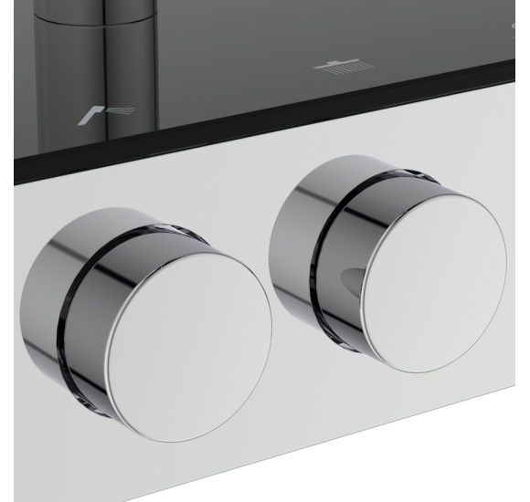 Ideal Standard Solos termostatinė dušo sistema, chromo spalvos
