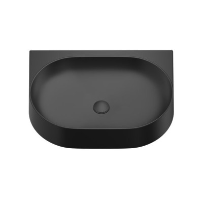 Ravak Yard 600 pakabinamas keraminis praustuvas, juodos matinės spalvos