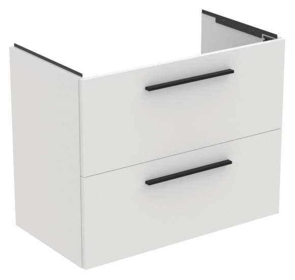 KOMPLEKTAS: Ideal Standard I.Life A vonios spintelė su praustuvu 80cm, Balta matinė spalva