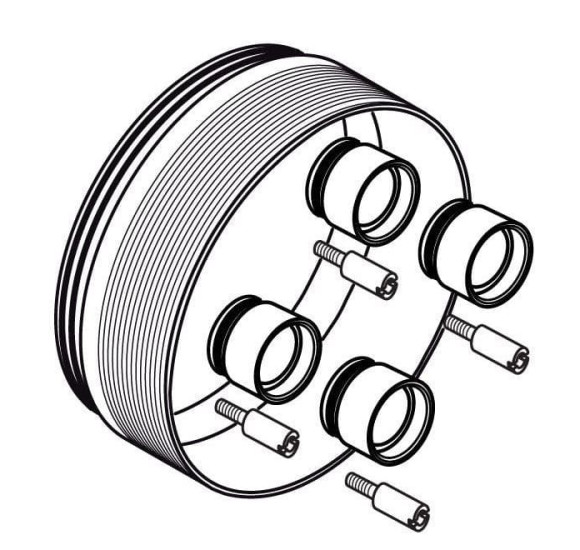 Ideal Standard vienos svirties maišytuvų ir termostatų prailginimo rinkinys (maks. 20 mm atstumas)