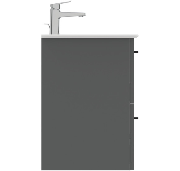 KOMPLEKTAS: Ideal Standard I.Life A vonios spintelė su praustuvu 100cm, quartz grey matt spalva