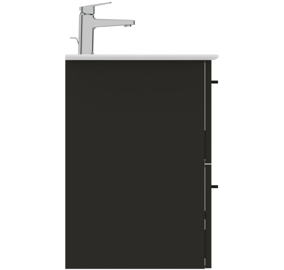 KOMPLEKTAS: Ideal Standard I.Life A vonios spintelė su praustuvu 60cm, Carbon grey matt spalva