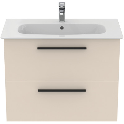 KOMPLEKTAS: Ideal Standard I.Life A vonios spintelė su praustuvu 80cm, Sand beige matt spalva