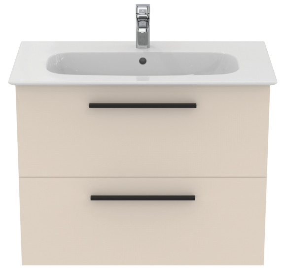 KOMPLEKTAS: Ideal Standard I.Life A vonios spintelė su praustuvu 80cm, Sand beige matt spalva