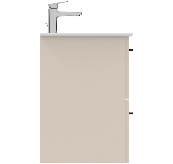 KOMPLEKTAS: Ideal Standard I.Life A vonios spintelė su praustuvu 80cm, Sand beige matt spalva