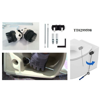 Ideal Standard (Tesi, Connect Air, Strada II, Aquablade) pakabinamo WC tvirtinimai TT0299598