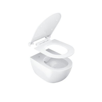 Ravak Unitazo dangtis – sėdynė Uni Chrome Slim, su SoftClose sistema, baltos spalvos