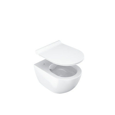 Ravak Unitazo dangtis – sėdynė Uni Chrome Slim, su SoftClose sistema, baltos spalvos