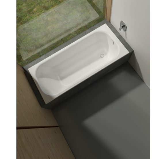 Bette Form plieninė stačiakampė vonia, 1750 × 750 mm, baltos spalvos