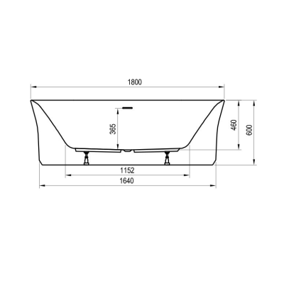 Ravak YPSILON vonia 1800x800 mm, akrilinė, laisvai pastatoma, pasirinkite spalvą