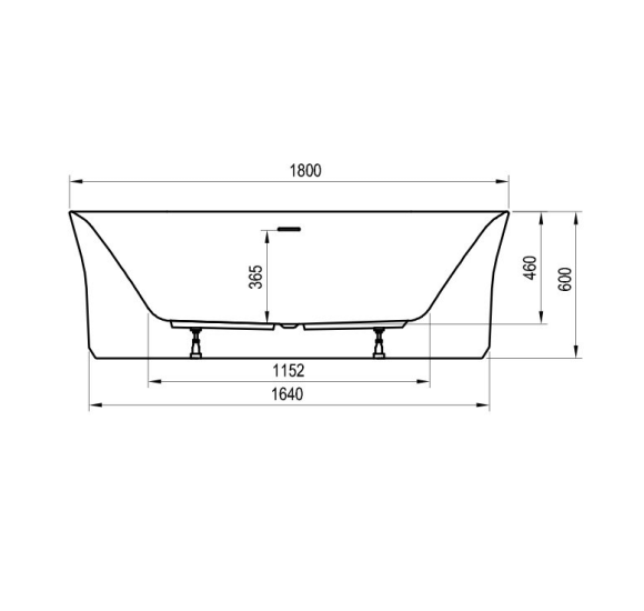 Ravak YPSILON vonia 1800x800 mm, akrilinė, laisvai pastatoma, pasirinkite spalvą