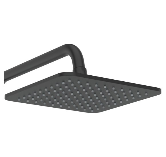 Ideal Standard Ceratherm T25 dušo sistema su termostatiniu maišytuvu, juodos matinės spalvos