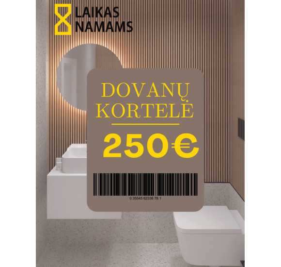 Dovanų kuponas 250 Eur
