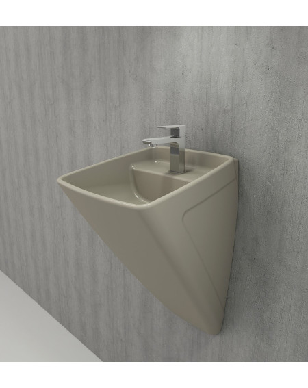 IŠPARDAVIMAS. BOCCHI praustuvas Firenze Monoblok 485x475 (1082), matinis kašmyras