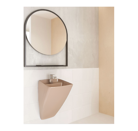 IŠPARDAVIMAS. BOCCHI praustuvas Firenze Monoblok 485x475 (1082), matinis kašmyras