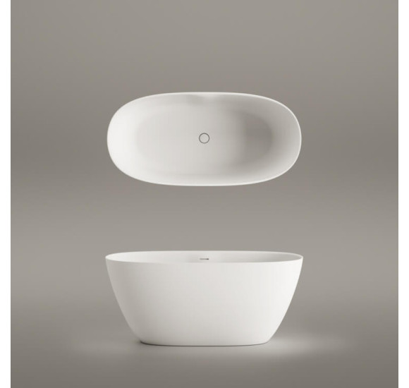 PAA Perla laisvai pastatoma akmens masės vonia 145 x 71 cm, pasirinkite spalvą