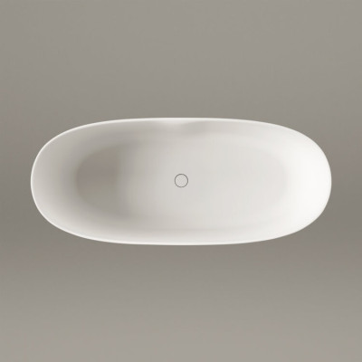 PAA Perla laisvai pastatoma akmens masės vonia  175 x 76 cm, pasirinkite spalvą