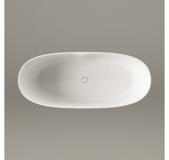 PAA Perla laisvai pastatoma akmens masės vonia  175 x 76 cm, pasirinkite spalvą