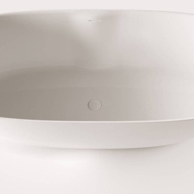 PAA Perla laisvai pastatoma akmens masės vonia  175 x 76 cm, pasirinkite spalvą