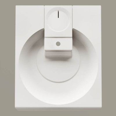 PAA Claro Grande praustuvas 60 x 75 cm, baltos blizgios spalvos (skirtas ant skalbimo mašinos)