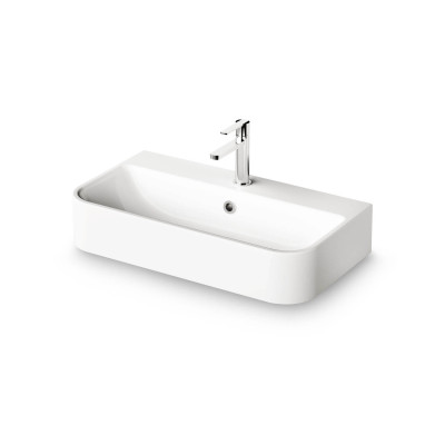 PAA Samba akmens masės praustuvas 70 cm, baltos blizgios spalvos, ISA/00