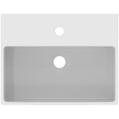 Ideal Standard Extra stačiakampis pakabinamas praustuvas 45 cm, baltos blizgios spalvos