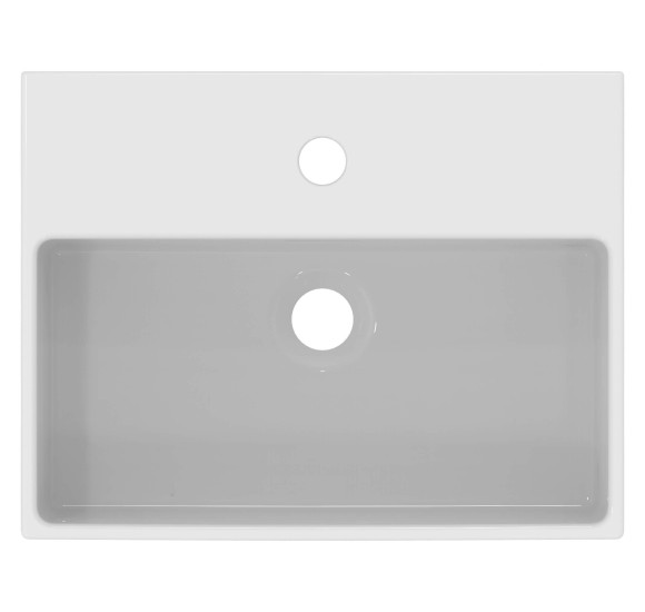 Ideal Standard Extra stačiakampis pakabinamas praustuvas 45 cm, baltos blizgios spalvos