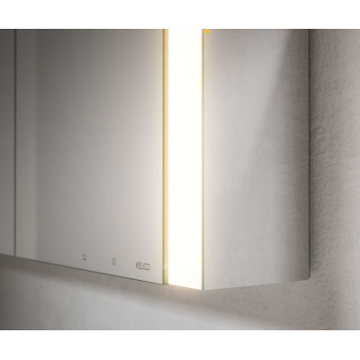 KEUCO Somaris Įleidžiama veidrodinė spintelė su apšvietimu 80x71x11