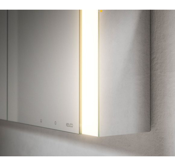 KEUCO Somaris Įleidžiama veidrodinė spintelė su apšvietimu 80x71x11