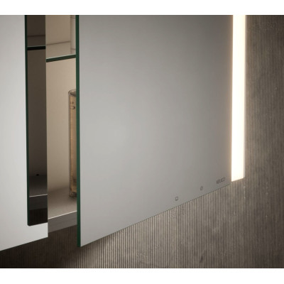 KEUCO Somaris Įleidžiama veidrodinė spintelė su apšvietimu 80x71x11