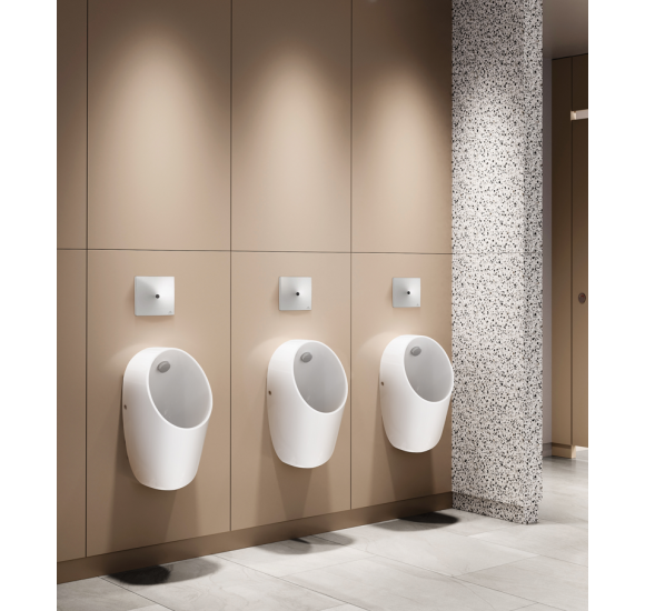 Ideal Standard sensorinis vandens nuleidimo mechanizmas pisuarui, nerūdijančio plieno spalvos