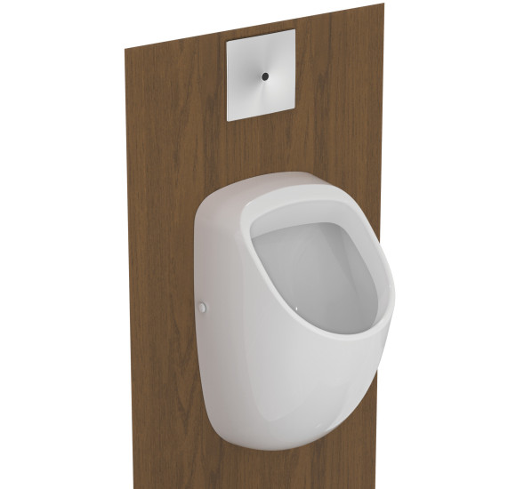 Ideal Standard sensorinis vandens nuleidimo mechanizmas pisuarui, nerūdijančio plieno spalvos