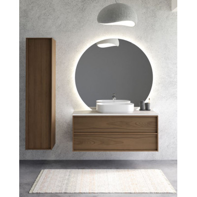 Kamė HOME vonios spintelė, be praustuvo 99x46x50, natūralaus ąžuolo lukštas